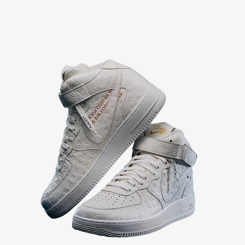 Louis Vuitton x Nike Air Force 1 Mid LOUIS NIKE1 Grailify